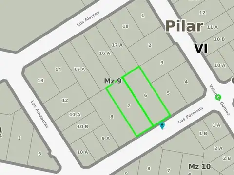 Terreno en Venta en Pilar, USD 188.000