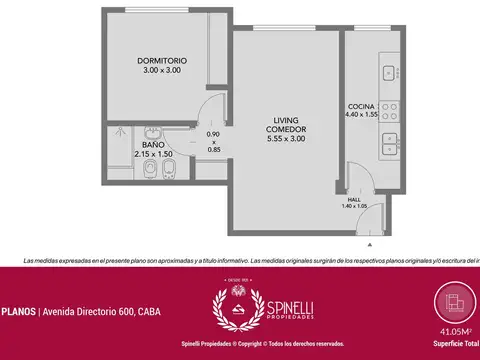 Departamento en Venta de 1 dormitorio
