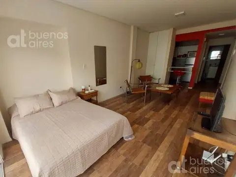 Monoambiente con balcon en Villa Urquiza en alquiler temporario