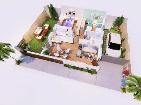 Casas En Condominio ~ Complejo City Garden