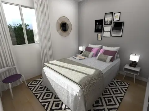 Casa 3 ambientes con 1 baño