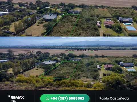 TERRENO EN VENTA CERRILLOS ZONA LAS BLANCAS