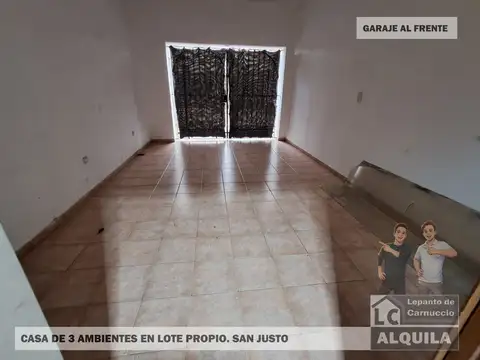 Casa en Alquiler en San Justo, $ 800.000