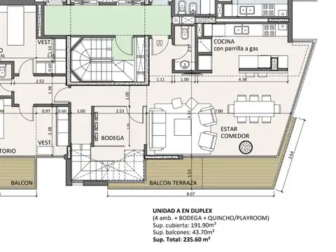 Departamento en Venta de 3 dormitorios