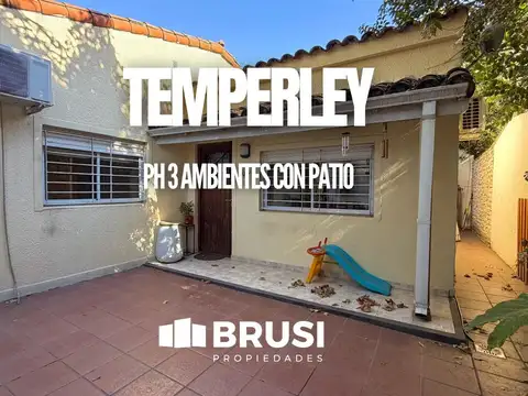 PH 3 AMBIENTES EN VENTA EN TEMPERLEY - CON PATIO