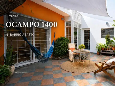 CASA DE PASILLO 2 DORM.   COMODÍN | PATIO, TERRAZA Y QUINCHO | SIN EXPENSAS | OCAMPO 1400  | Abasto