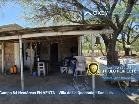 Campo en Venta de 84  ha