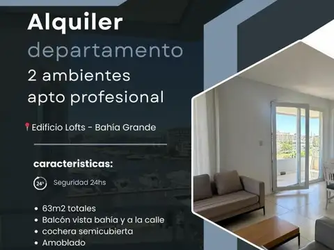 Departamento en Alquiler de 2 ambientes
