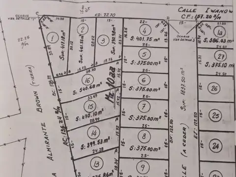 Terreno en Venta en Merlo, USD 35.000