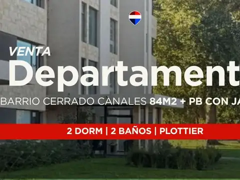 VENTA DEPTO 2 DORM PB CON JARDIN, B° CANALES