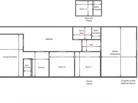 Casa 6 ambientes con 4 baños
