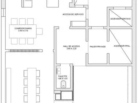 Departamento en Venta con 2 cocheras
