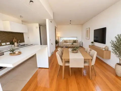 DEPARTAMENTO 2 AMBIENTES ALQUILER TIGRE CENTRO COCHERA PISCINA BALCON CON PARRILLA SUM