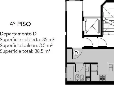 Departamento en Venta Apto profesional