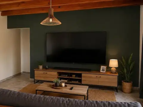Casa 2 ambientes con 2 baños