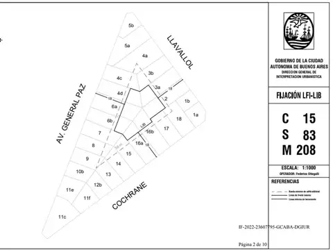Terreno en Venta en Villa Devoto, USD 349.900