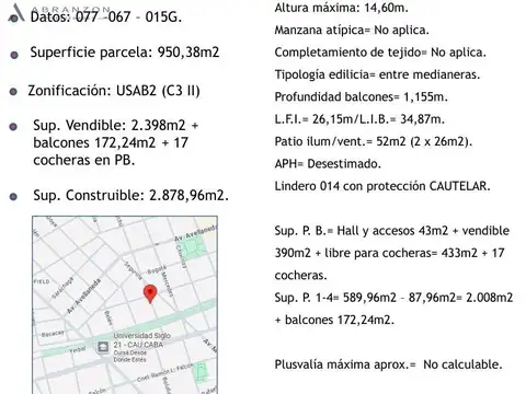 Gualeguaychu al 100 triple frente USAB 2 PB  4 PISOS   COCHERAS