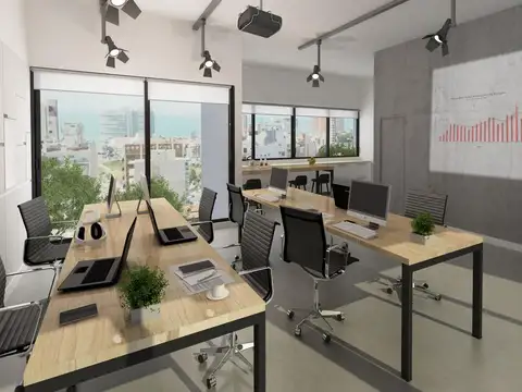 Departamento un ambiente c/balcón a la calle, a estrenar, a 50 metros del Paseo Aldrey