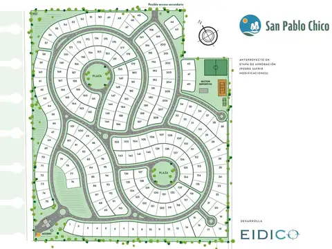 Terreno en Venta de 612,0 m2