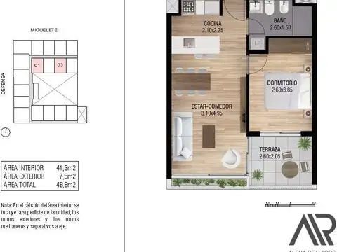 Venta Apto 2 dormitorios Tres Cruces