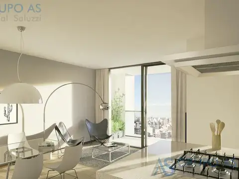 Departamento 2 ambientes con 1 baño