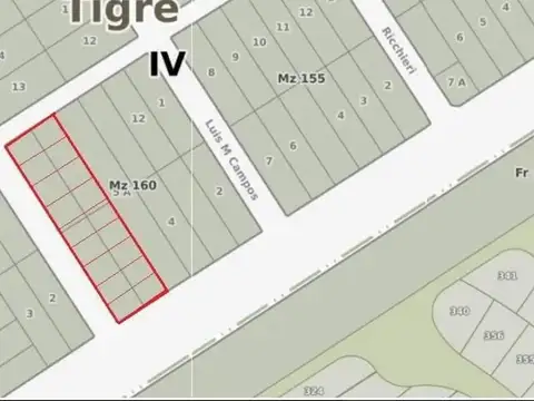 Terreno en Venta en Dique Luján, USD 52.000