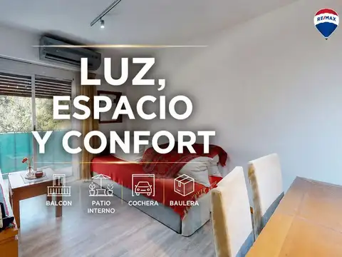 DEPARTAMENTO FLORES BALCON CON COCHERA 80 M2