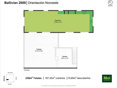 Depto Tipo Casa en Venta de 3 dormitorios
