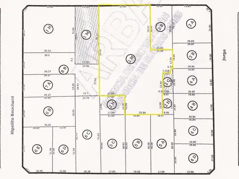 Fracción de 2800m² ideal para emprendimiento inmobiliario!