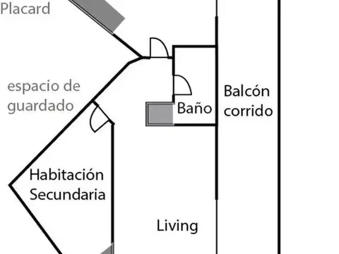 Departamento en Venta de 3 ambientes