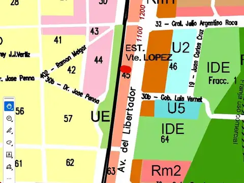 Terreno en venta sobre Avenida Libertador en Vicente López
