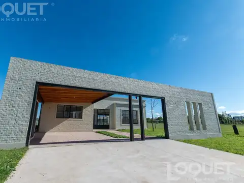 Casa en venta, a estrenar con tres dormitorios. Country La Reserva, Santo Tomé