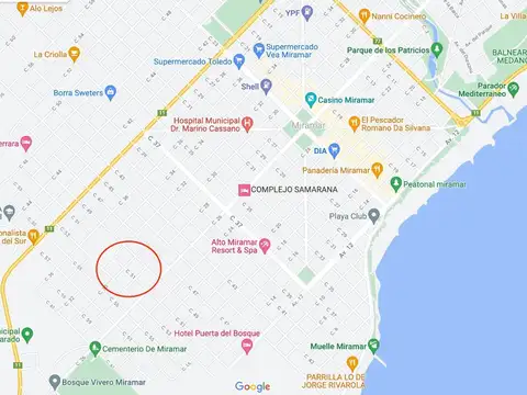 Terreno en Venta en Miramar, USD 11.000