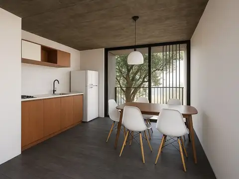 Departamento 2 ambientes con 1 baño