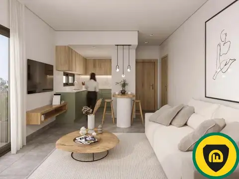 Departamento 3 ambientes con 1 baño