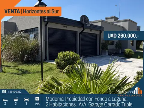 Venta Casa fondo a laguna Estilo Americano Detroit - Horizontes al Sur