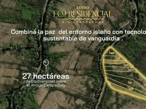Terreno en Venta 43  mts Frente
