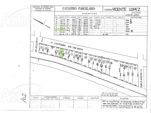 LOTE EN VENTA APTO EDIFICIO EN OLIVOS