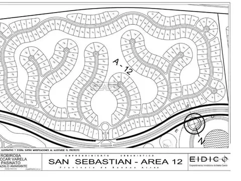 Lote en  venta Barrio San Sebastián Área 12