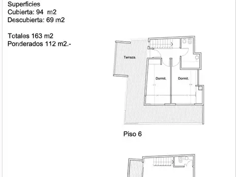 Departamento en Venta de 2 dormitorios