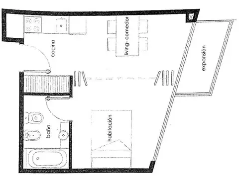 Departamento en Venta de Monoambiente