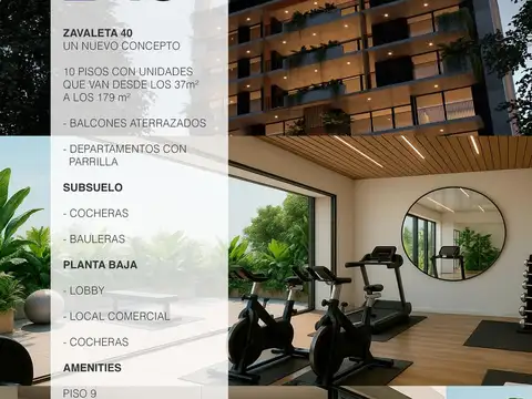 Departamento Monoambiente con 1 baño