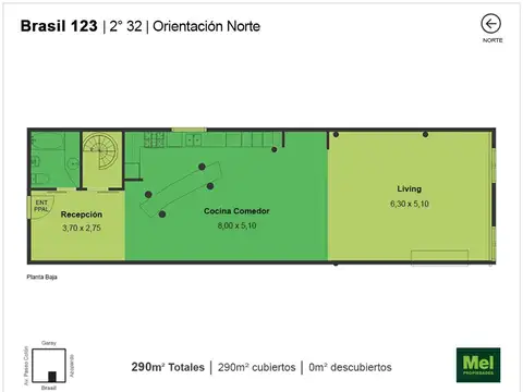 Av Brasil 100, Piso 2