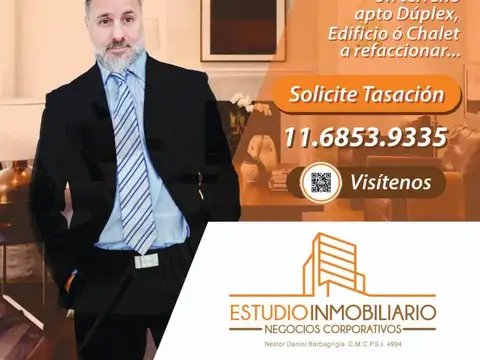 OLIVOS LOTE DE 10.60 X 43.30 APTO DUPLEX CERCA AV.MAIPU