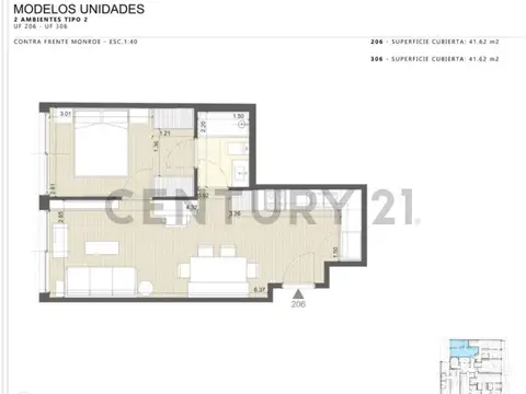 Arcos 2400, Piso 3