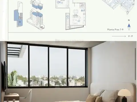 Departamento en Venta de 2 ambientes