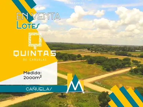 Lotes en venta en Cañuelas - Chacras