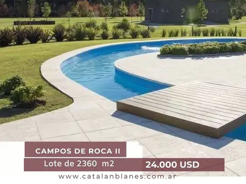 RUTA 2 - LOTE EN VENTA CAMPOS DE ROCA 2