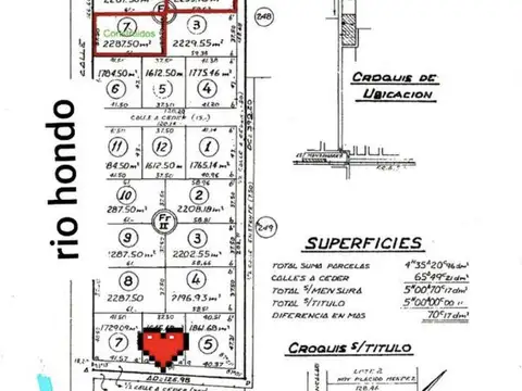 Terreno en Venta en Estacion, USD 45.000