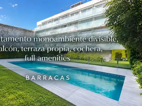DEPARTAMENTO 1 AMB VENTA BARRACAS TERRAZA COCHERA